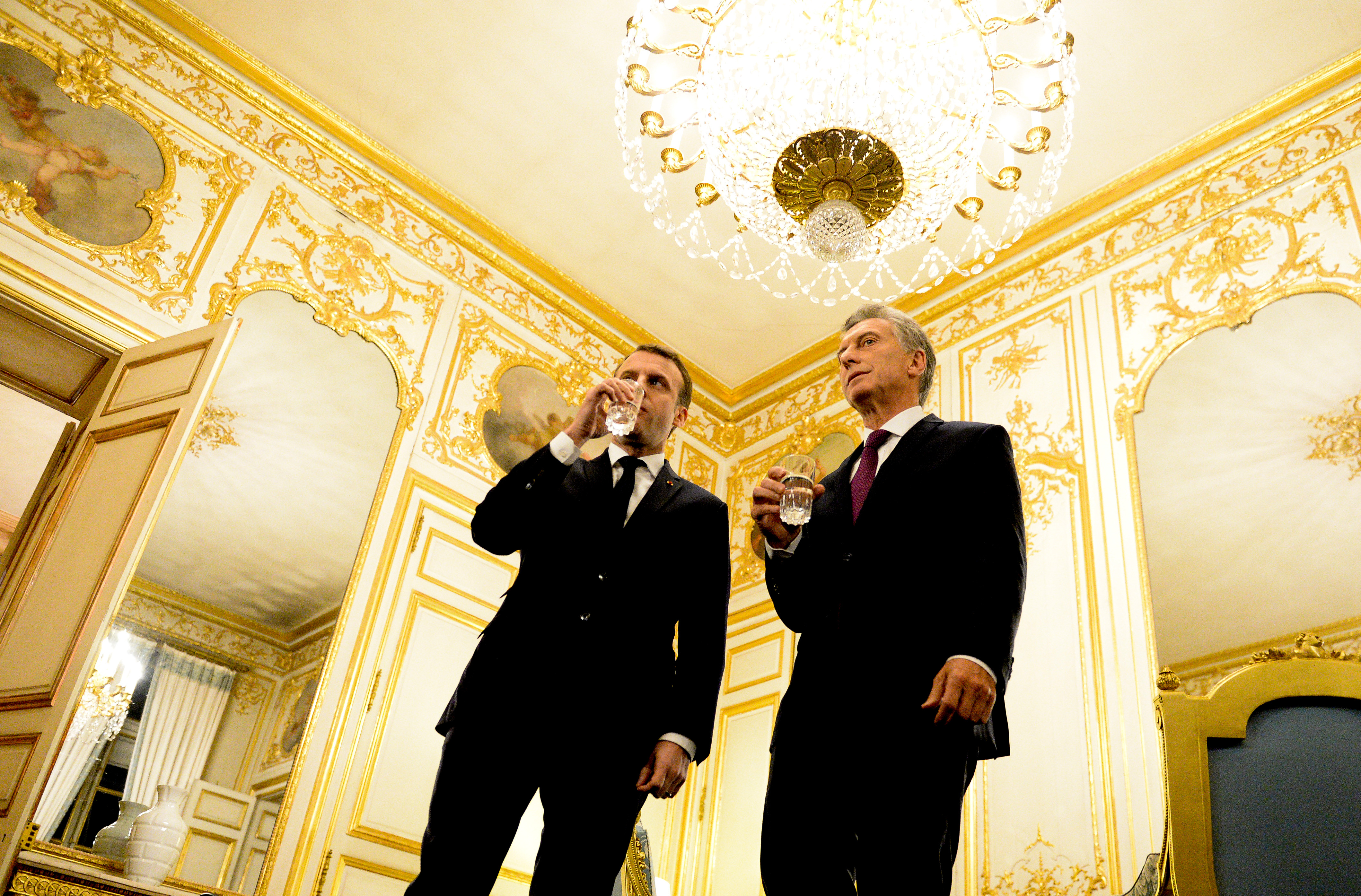 El presidente Macri se reunió con su par de Francia, Emmanuel Macron. (2)