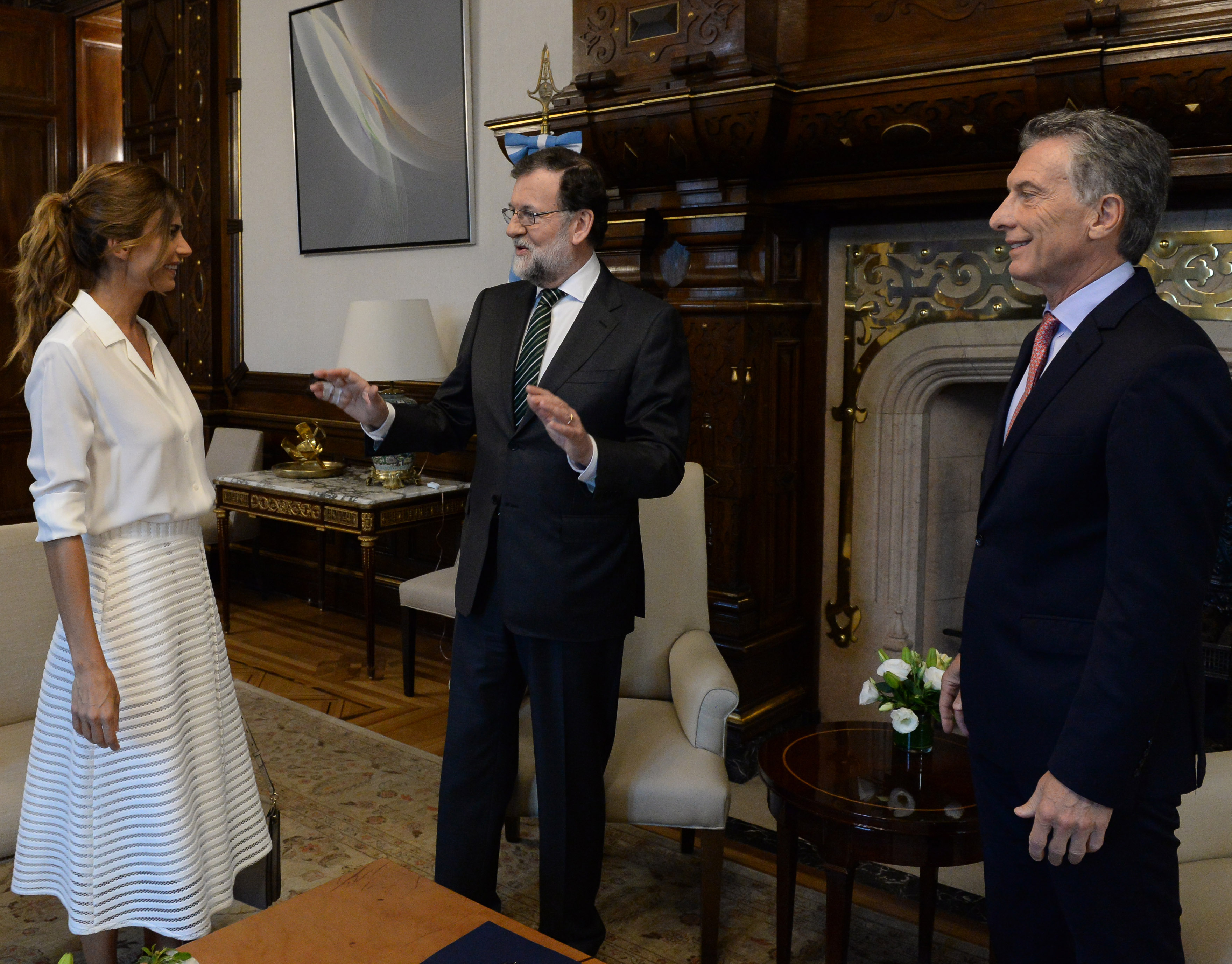 Macri, Awada y Rajoy (2)