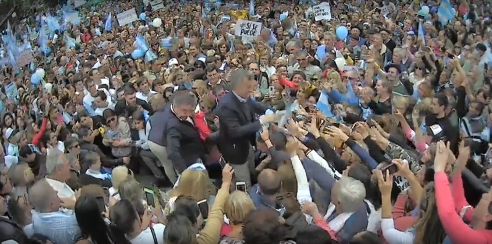 Mauricio Macri en Concepción del Uruguay.