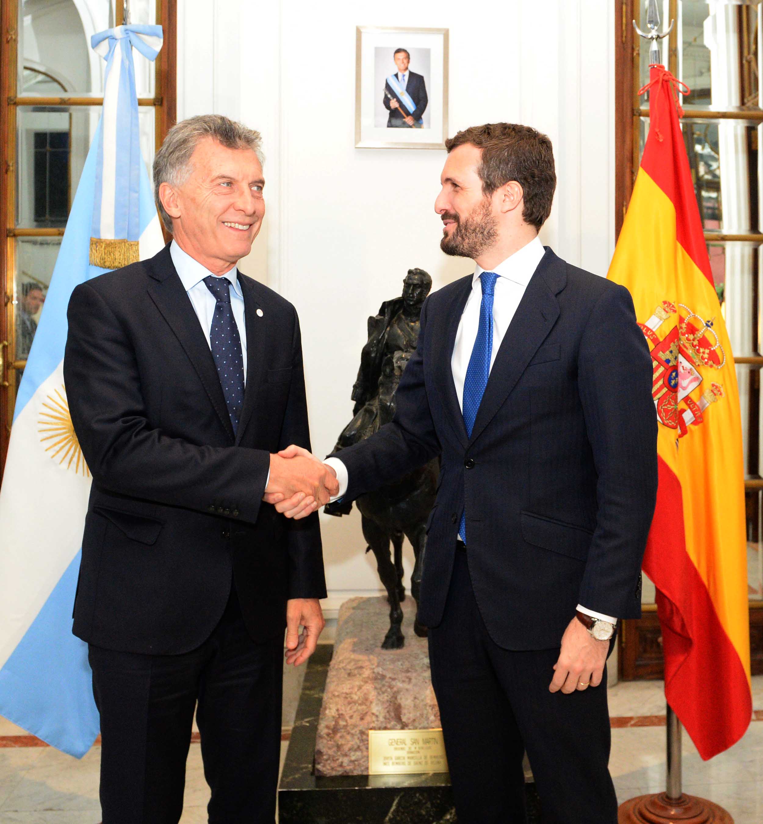 El Presidente Macri se reunió con el titular del Partido Popular.