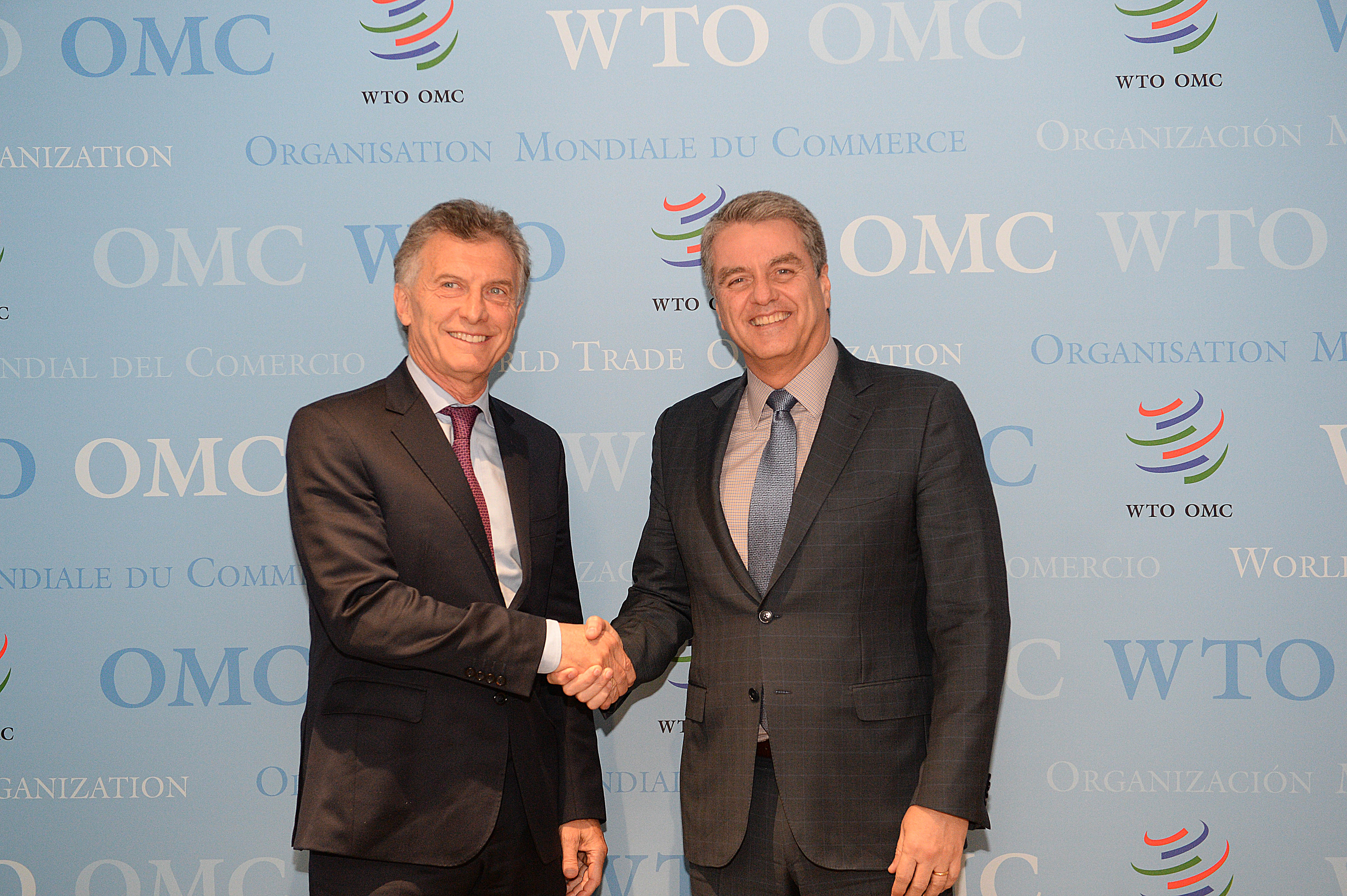 El Presidente Macri se reunió con el Director General de la OMC, Roberto Azevedo.
