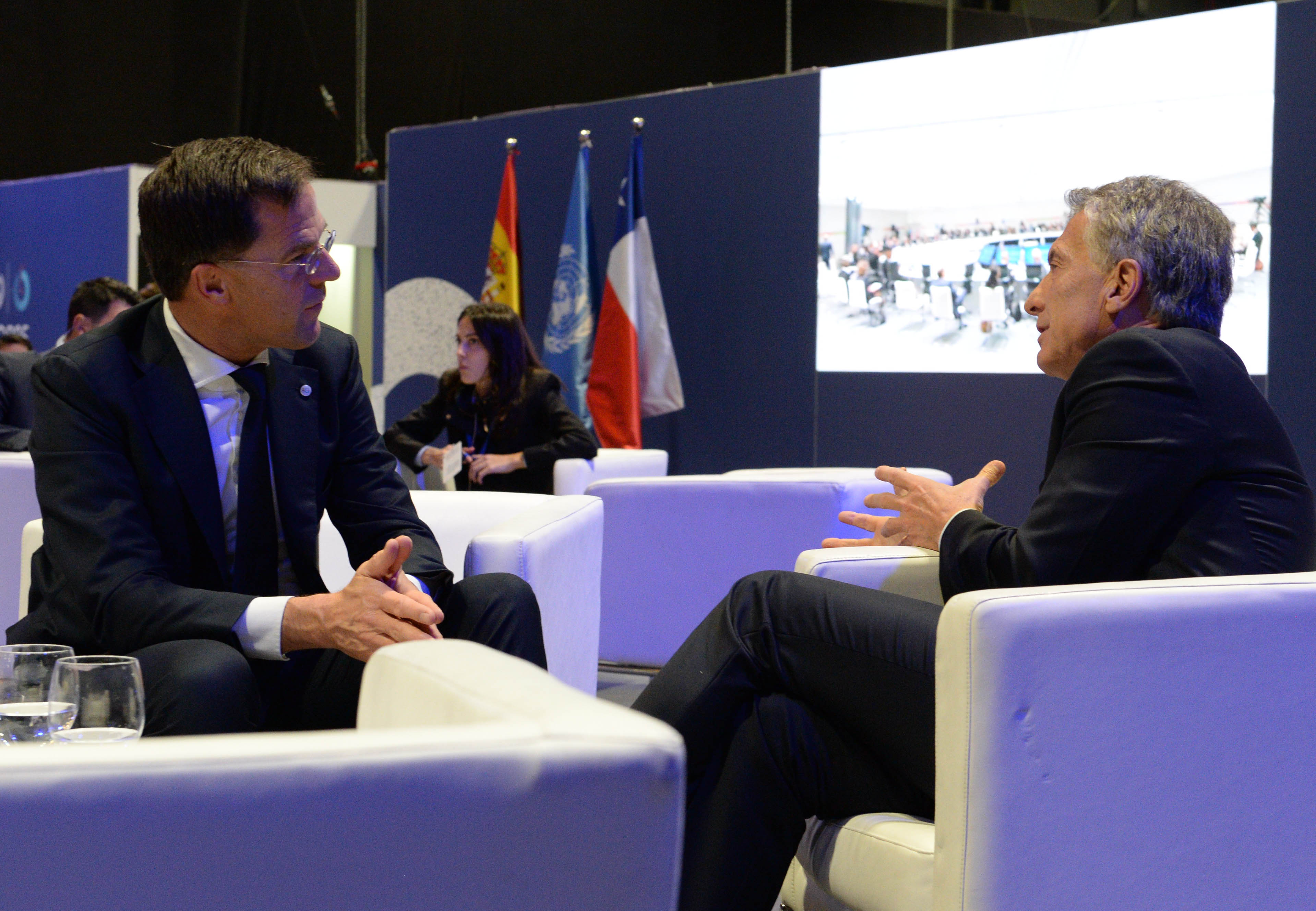 El Presidente Macri mantuvo un encuentro bilateral con el primer ministro de los Países Bajos, Mark Rutte.