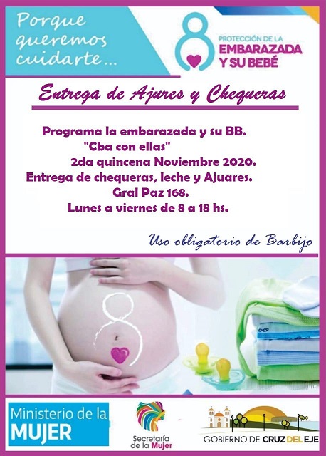Entrega de chequeras y ajuares del Programa la Embarazada y su BB