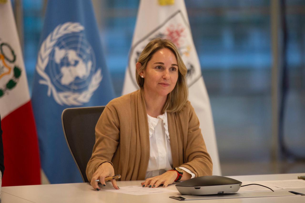 Ministra de Espacio Público, Clara Muzzio.