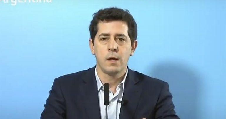 Ministro del Interior del Gobierno Nacional, Eduardo "Wado" de Pedro.