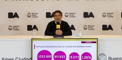 Fernán Quirós, Gabriel Battistella, y Paula Zingoni brindaron detalles de la situación sanitaria de la Ciudad de Buenos Aires.