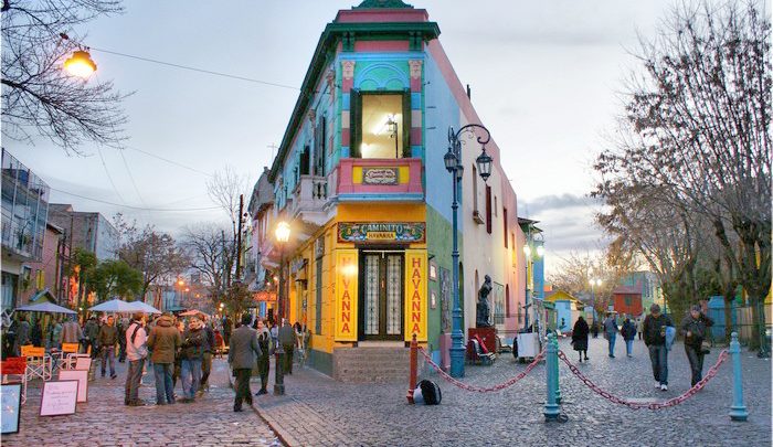 El barrio porteño de La Boca.