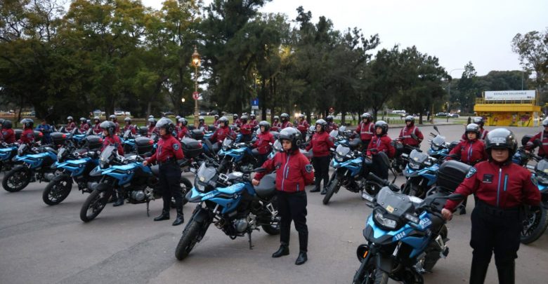 Seguridad: Entregan 100 motos nuevas a la Policía de la Ciudad.