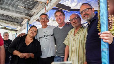 Diego Santilli visitó el Partido de La Matanza y dialogó con vecinos, visitó comercios y se reunió con empresarios.
