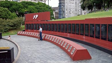 Monumento a los Caídos en la guerra de Malvinas.