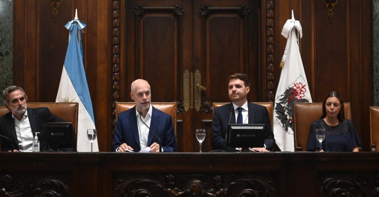 Horacio Rodríguez Larreta inauguró hoy el período de sesiones ordinarias de la Legislatura de la Ciudad de Buenos Aires.